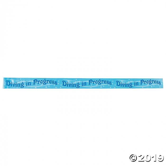 Diving in Progress Plastic Streamer (1 Roll(s))