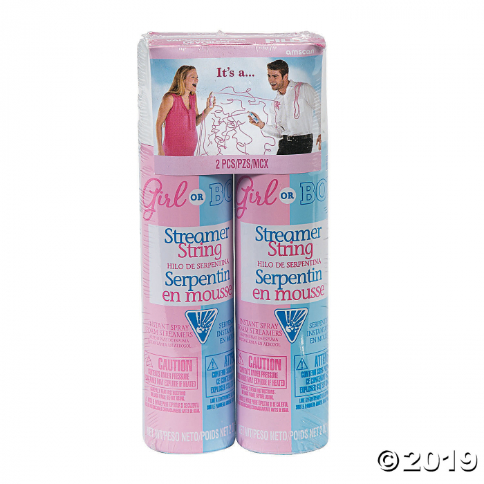 Gender Reveal Streamer String - Girl (2 Piece(s))