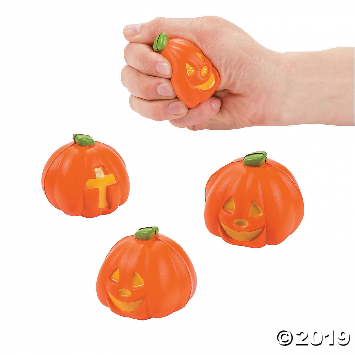 Christian Pumpkin Stress Toys (Per Dozen) Christian Pumpkin Stress Toys (Per Dozen)