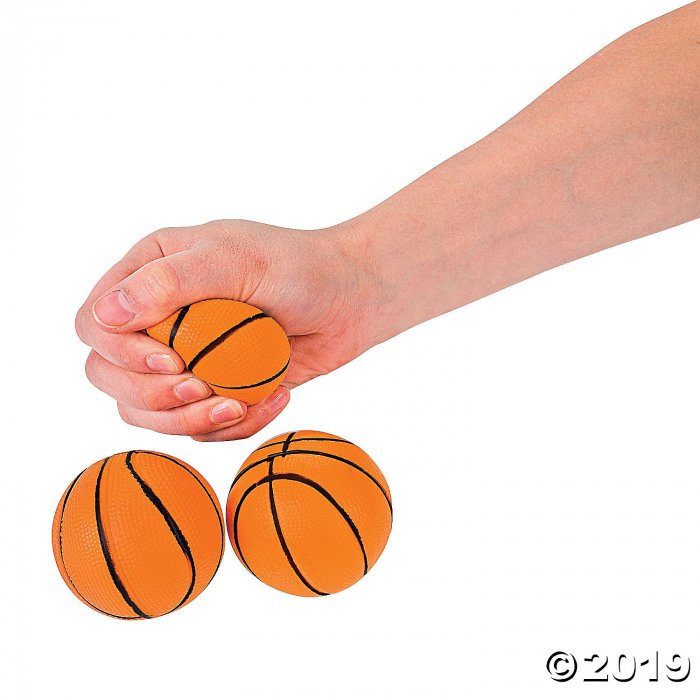 Realistic Basketball Stress Balls (Per Dozen)