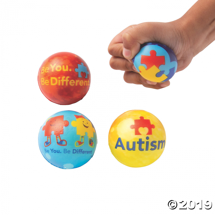 Autism Awareness Stress Balls (Per Dozen) Autism Awareness Stress Balls (Per Dozen)
