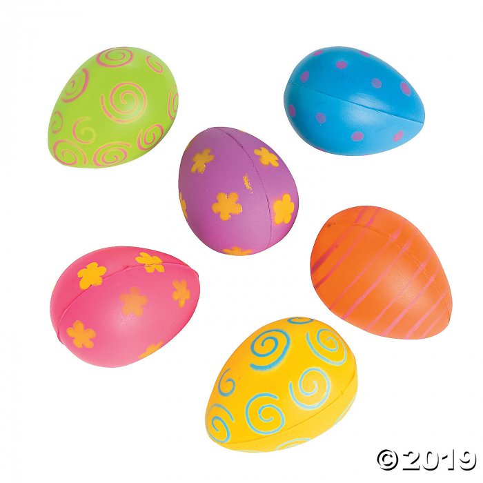 Egg-Shaped Stress Balls (24 Piece(s))
