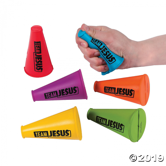 Sports VBS Megaphone Stress Toys (Per Dozen)