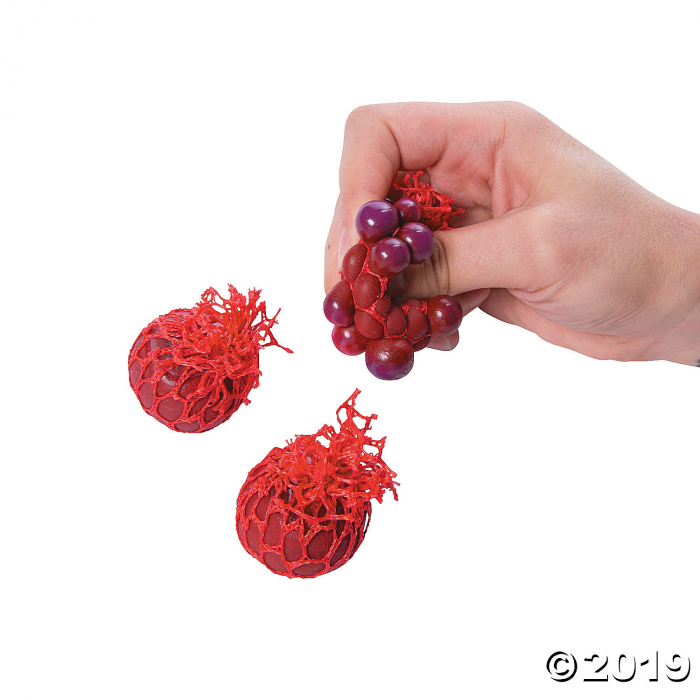 Mesh-Covered Mini Valentine Stress Balls (24 Piece(s))