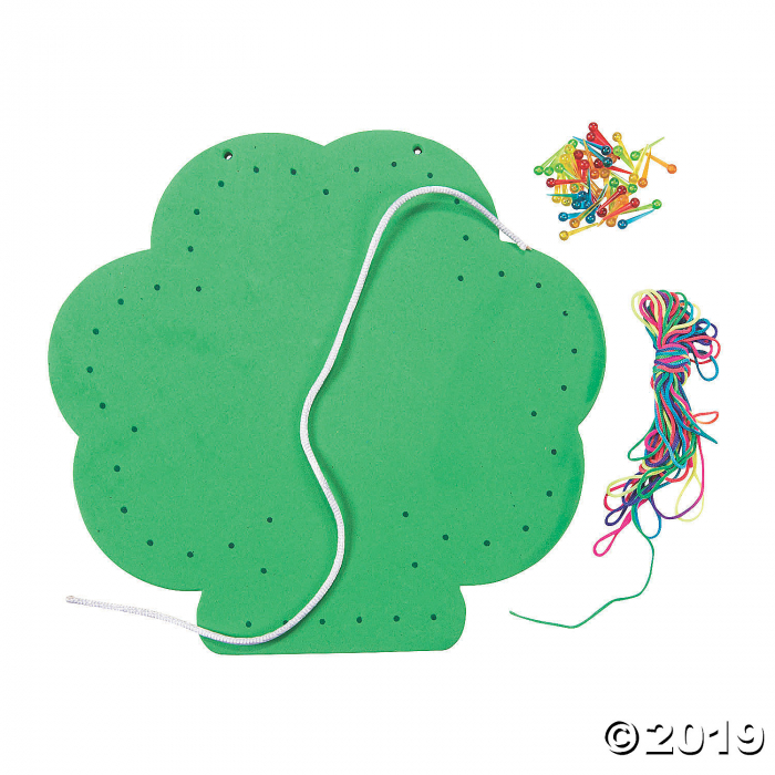 Shamrock String Art Craft Kit (Makes 12)