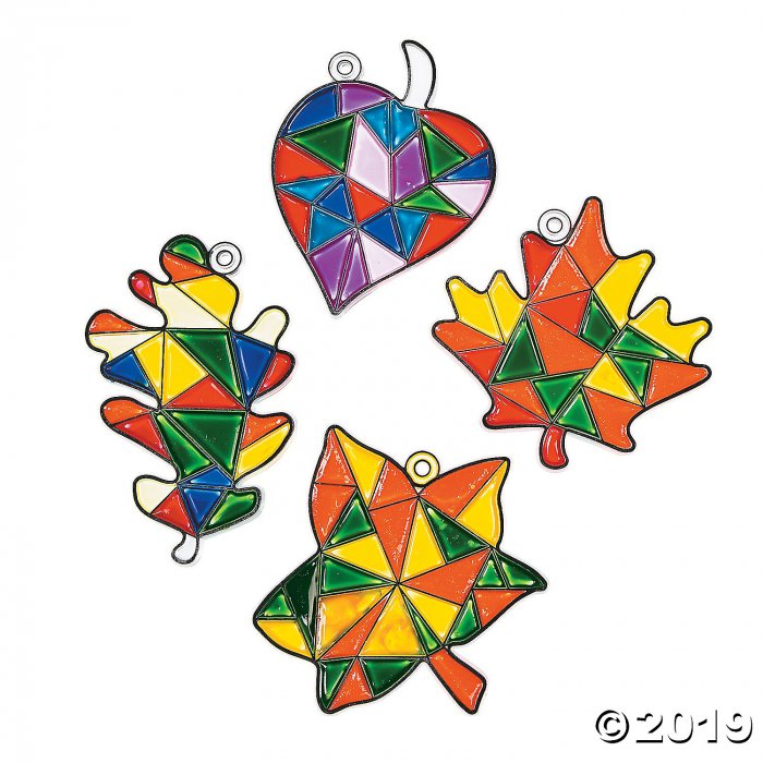 Fall Leaf Suncatchers (24 Piece(s))