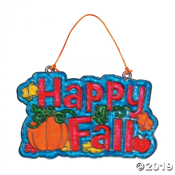 Happy Fall Suncatcher Signs (Per Dozen)