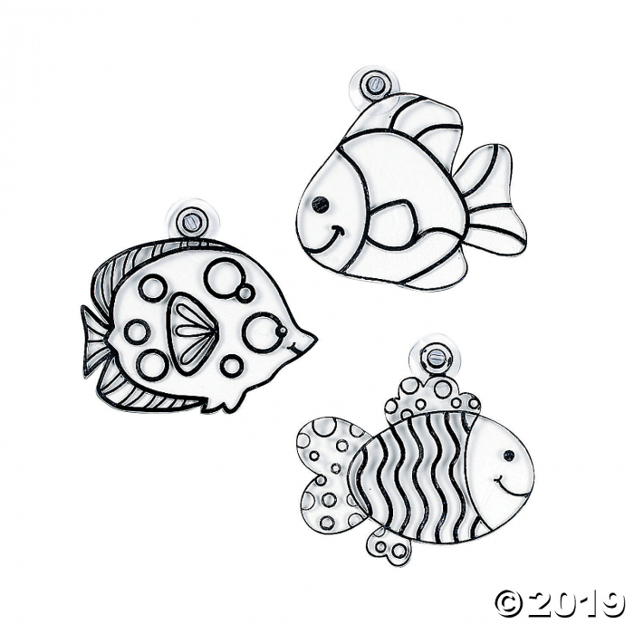 Fish Suncatchers (Per Dozen)