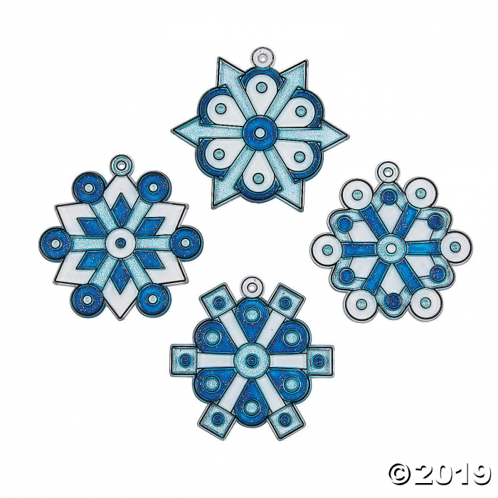 Fancy Snowflake Suncatchers (24 Piece(s))