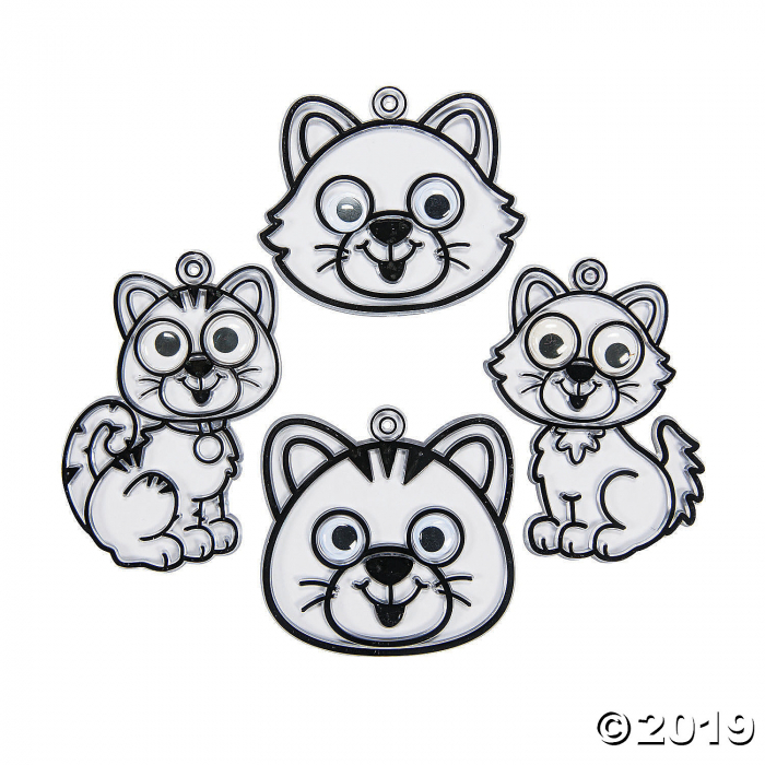 Kitty Suncatchers with Googly Eyes (24 Piece(s))
