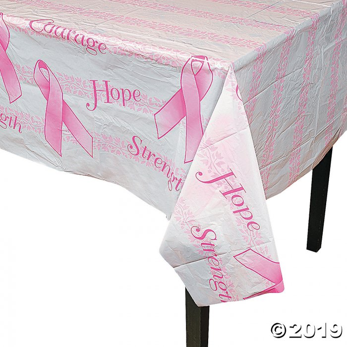 Breast Cancer Awareness Plastic Tablecloth (1 Piece(s))