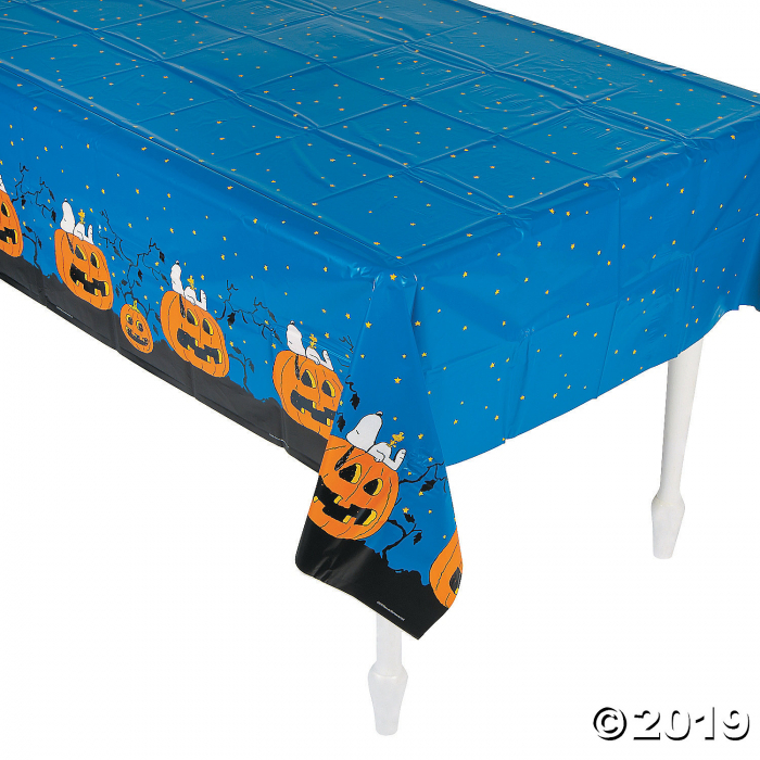 Peanuts® Halloween Plastic Tablecloth (1 Piece(s)) Peanuts® Halloween Plastic Tablecloth (1 Piece(s))