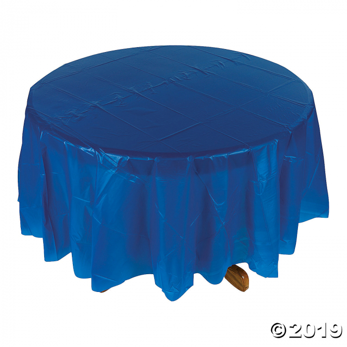 small round plastic tablecloth