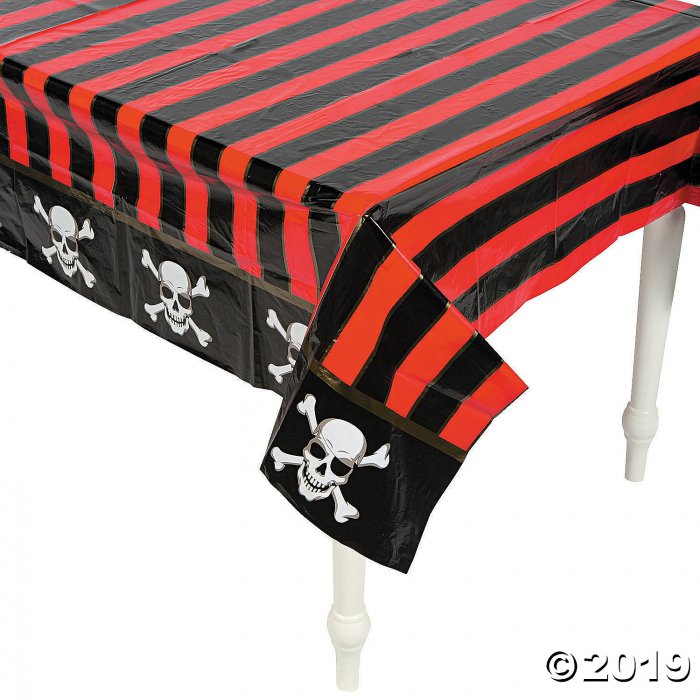 Pirate Printed Plastic Tablecloth (1 Piece(s))