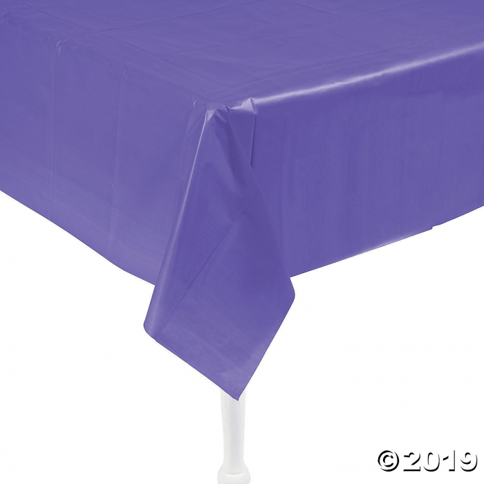 Amethyst Plastic Tablecloth (1 Piece(s))