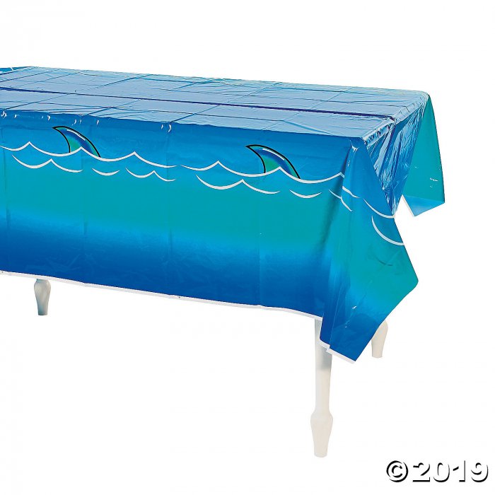 Jawsome Shark Plastic Tablecloth (1 Piece(s))