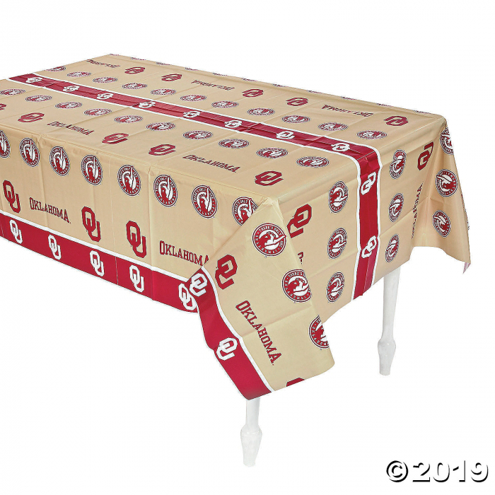 NCAA Oklahoma Sooners Plastic Tablecloth (1 Piece(s))