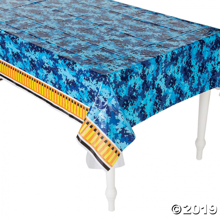 Dart Battle Party Plastic Tablecloth (1 Piece(s)) Dart Battle Party Plastic Tablecloth (1 Piece(s))