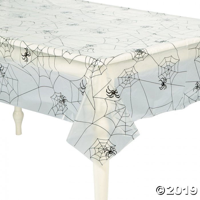 Spider Web Plastic Tablecloth (1 Piece(s))