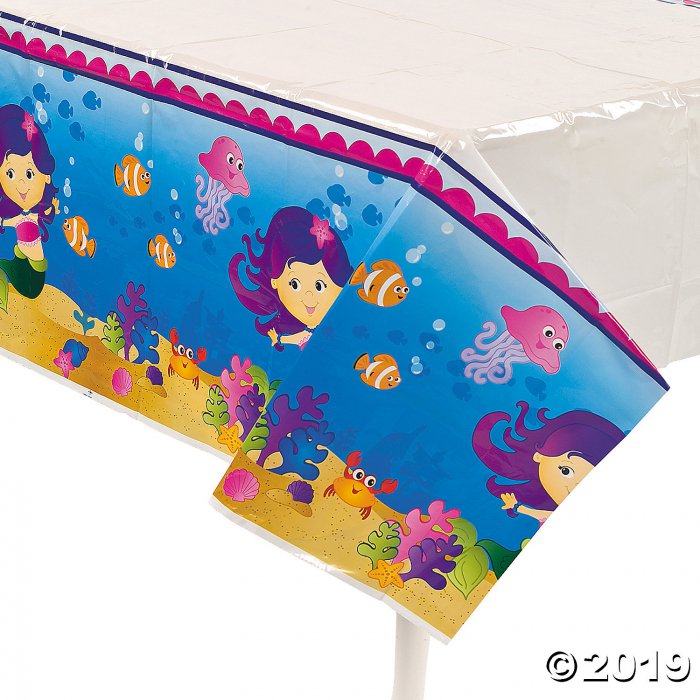 Mermaid Party Plastic Tablecloth (1 Piece(s))
