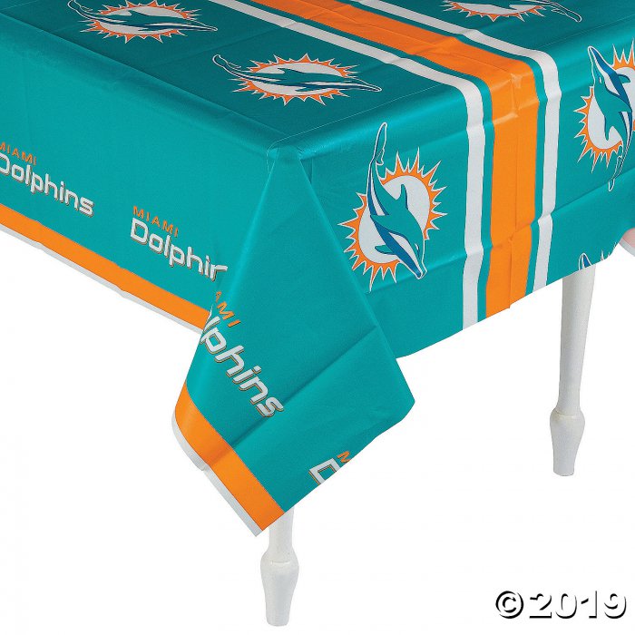NFL® Miami Dolphins Plastic Tablecloth (1 Piece(s))