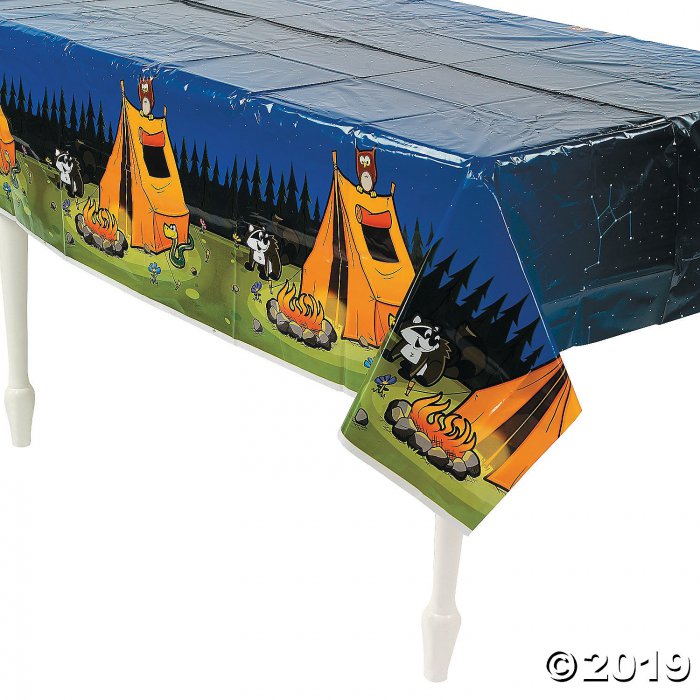 Camp Adventure Plastic Tablecloth (1 Piece(s))