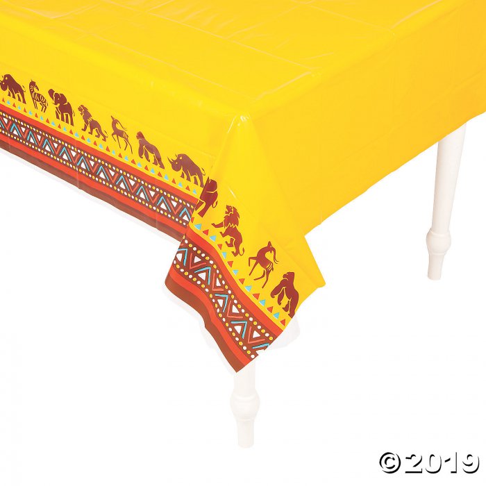African Safari VBS Plastic Tablecloth (1 Piece(s))