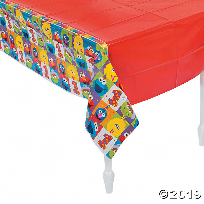 Sesame Street® Elmo Turns One Plastic Tablecloth (1 Piece(s))