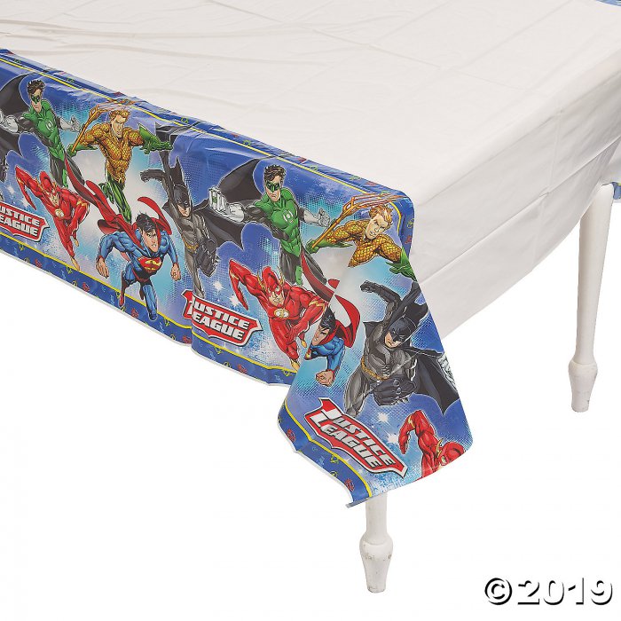 Justice League Plastic Tablecloth (1 Piece(s))