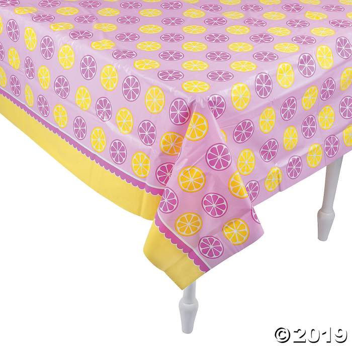 Lemonade Party Plastic Tablecloth (1 Piece(s)) Lemonade Party Plastic Tablecloth (1 Piece(s))