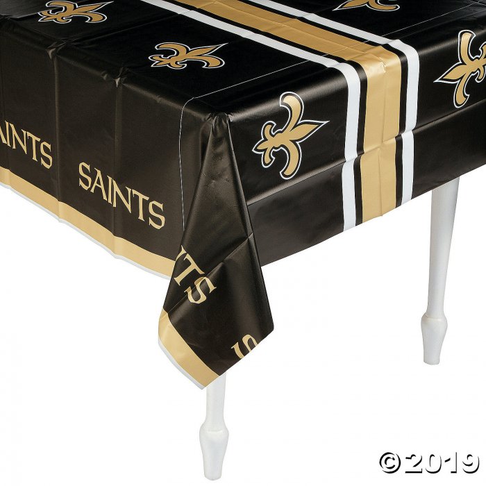 NFL® New Orleans Saints Plastic Tablecloth (1 Piece(s))