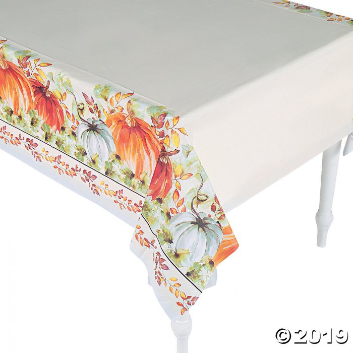 Thank-Fall Plastic Tablecloth (1 Piece(s))