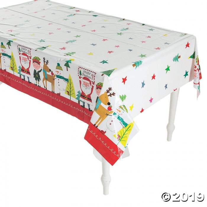 Christmas Crew Paper Tablecloth (1 Piece(s))