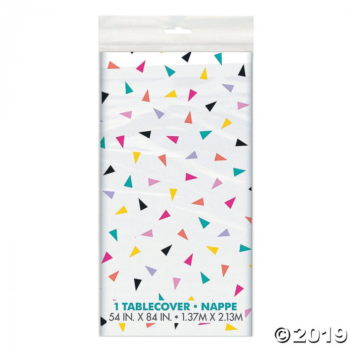 Birthday Confetti Plastic Tablecoth (1 Piece(s))