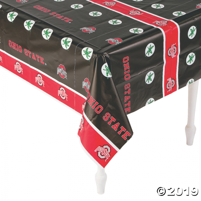 NCAA Ohio State University Plastic Tablecloth (1 Piece(s)) NCAA Ohio State University Plastic Tablecloth (1 Piece(s))