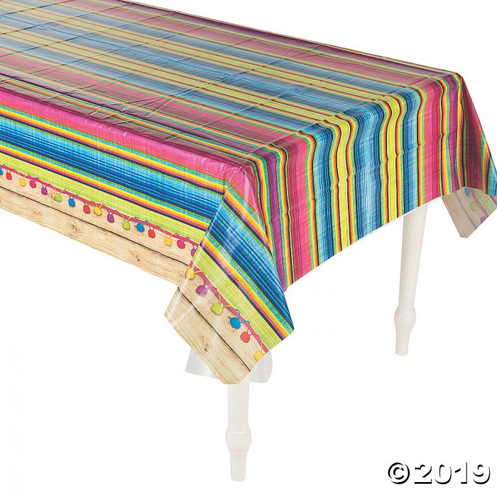 Sarape Fiesta Plastic Tablecloth (1 Piece(s))