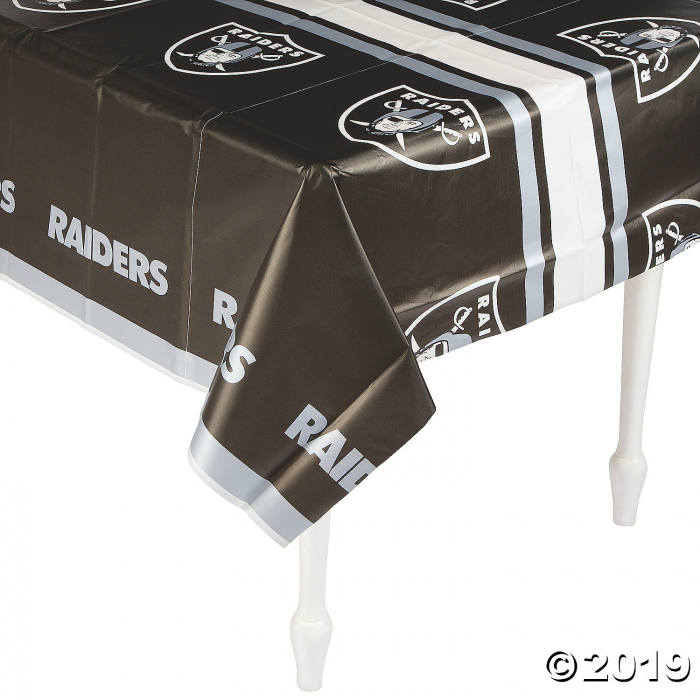NFL® Oakland Raiders Plastic Tablecloth (1 Piece(s))