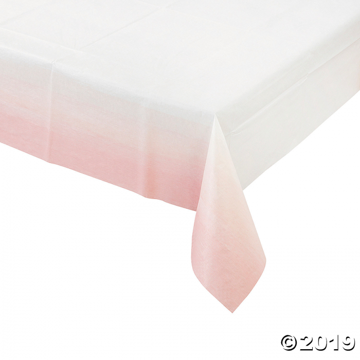 Pink Ombre Paper Tablecloth (1 Piece(s))