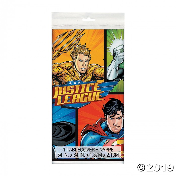 DC Comics Justice League Plastic Tablecloth (1 Piece(s))