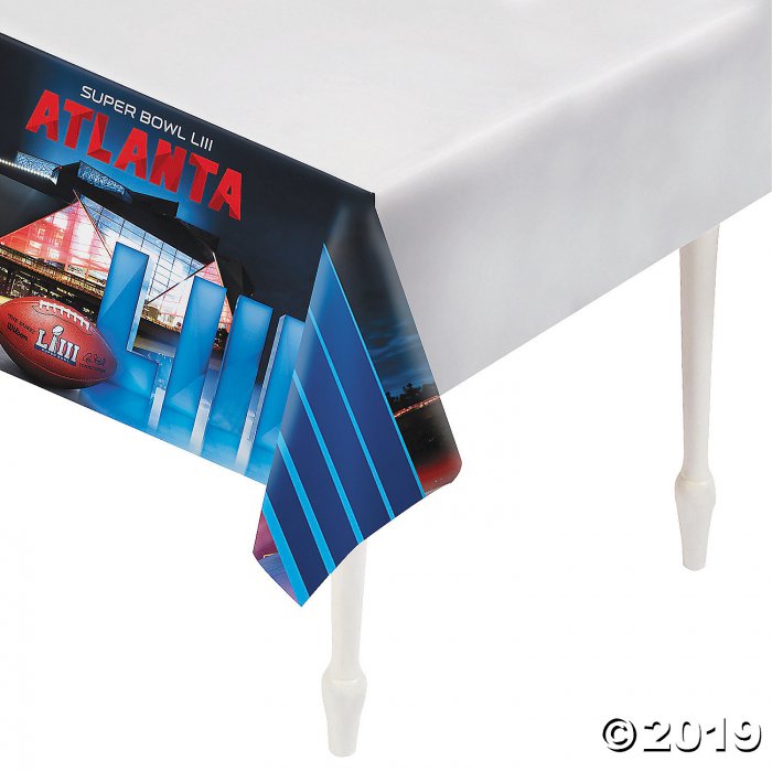 NFL® Super Bowl LIII Plastic Tablecloth (1 Piece(s))