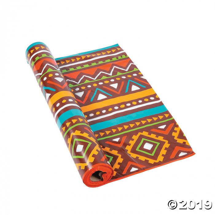 African Safari VBS Plastic Tablecloth Roll (1 Roll(s))