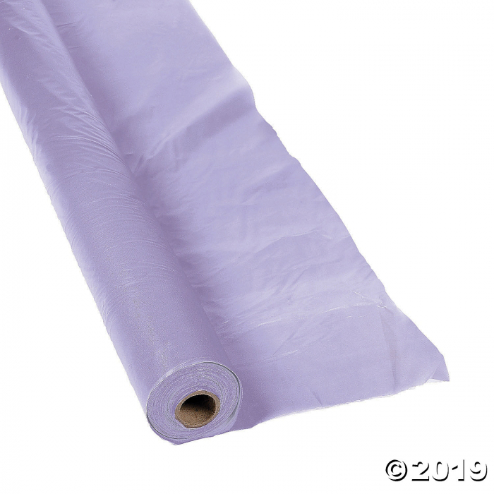 Lilac Plastic Tablecloth Roll (100 ft)