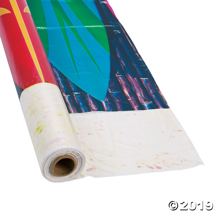 Surfboard Plastic Tablecloth Roll (1 Roll(s))