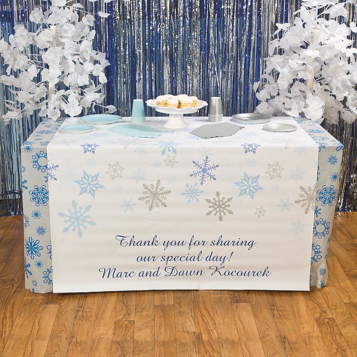 Personalized Winter Wonderland Table Runner (1 Piece(s))