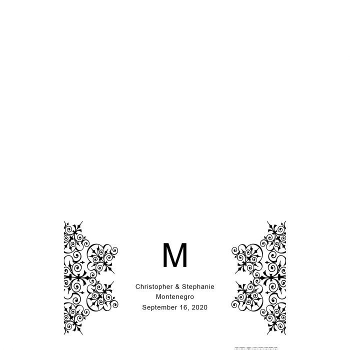 Personalized Monogram Table Runner (1 Piece(s))