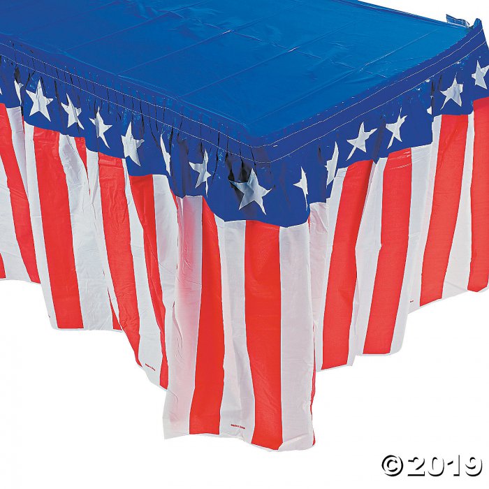 Patriotic Table Skirt (1 Piece(s))