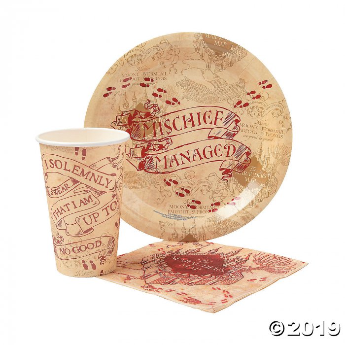 Harry Potter™ Mischief Managed Party Pack for 20 Guests (1 Set(s))