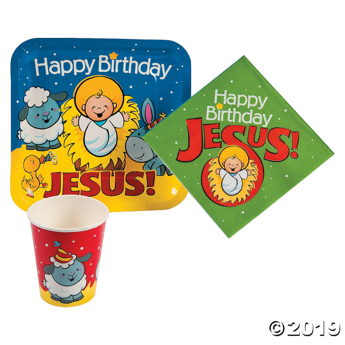 Happy Birthday Jesus Party Pack (1 Set(s))