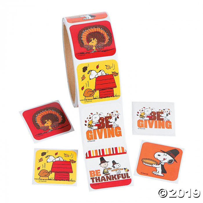 Peanuts® Thanksgiving Stickers (1 Roll(s))