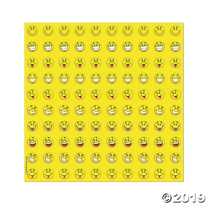 800 Mini Stickers - Smile Face (8 Sheet(s))